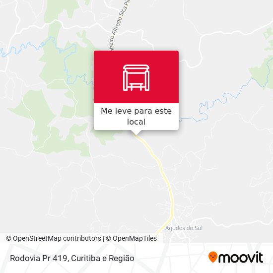 Rodovia Pr 419 mapa