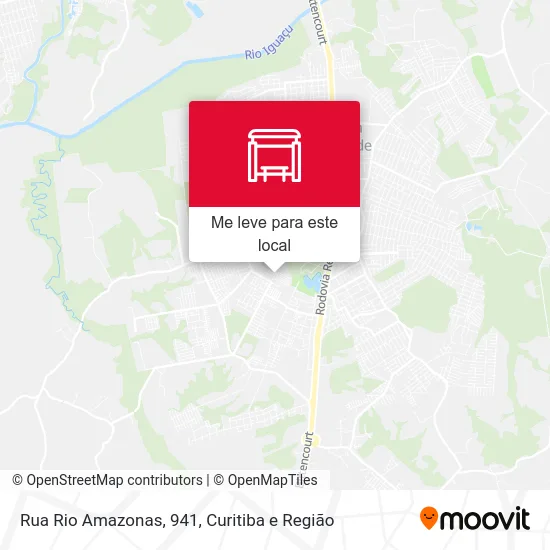Rua Rio Amazonas, 941 mapa