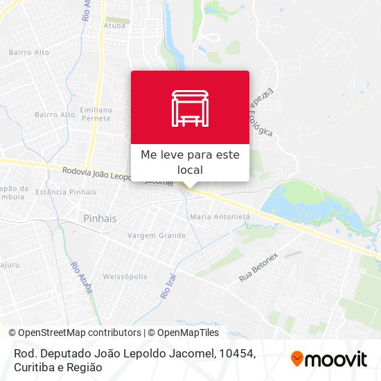 Rod. Deputado João Lepoldo Jacomel, 10454 mapa