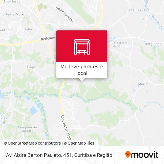 Av. Alzira Berton Pauleto, 451 mapa
