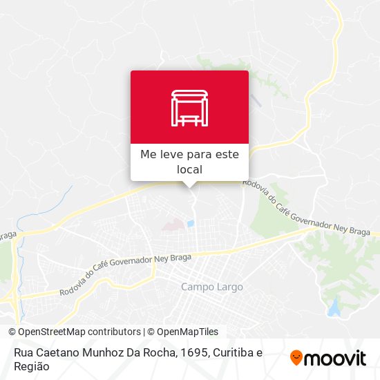 Rua Caetano Munhoz Da Rocha, 1695 mapa