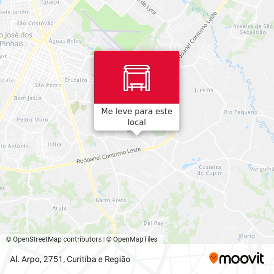 Al. Arpo, 2751 mapa
