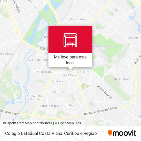 Colégio Estadual Costa Viana mapa