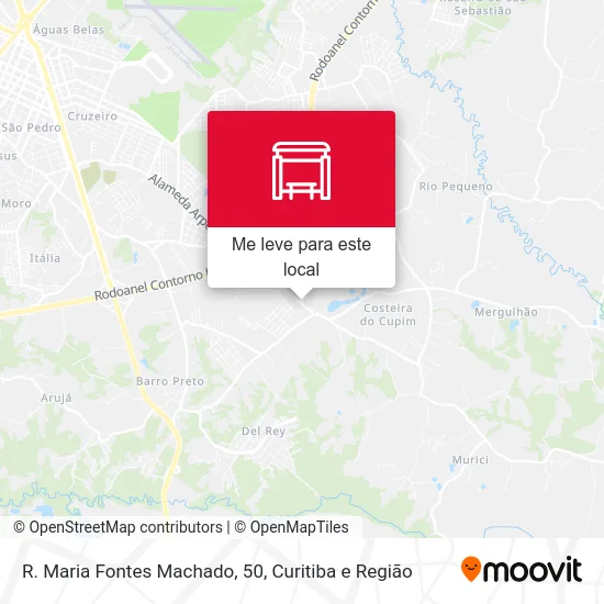 R. Maria Fontes Machado, 50 mapa