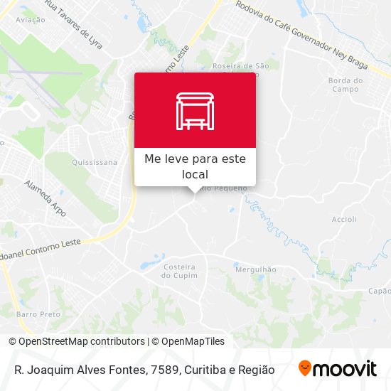 R. Joaquim Alves Fontes, 7589 mapa