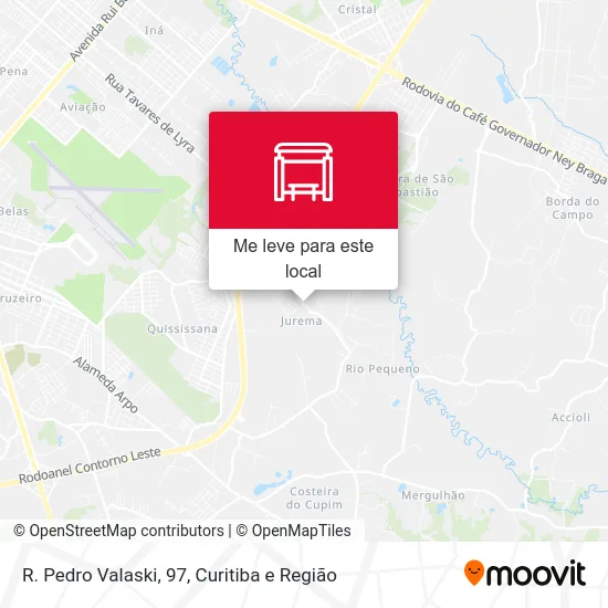 R. Pedro Valaski, 97 mapa