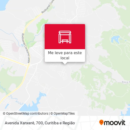 Avenida Xanxerê, 700 mapa