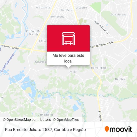 Rua Ernesto Juliato 2587 mapa