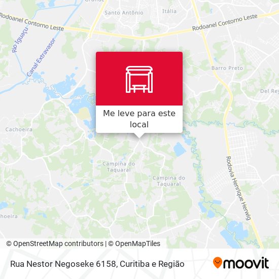 Rua Nestor Negoseke 6158 mapa