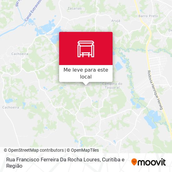 Rua Francisco Ferreira Da Rocha Loures mapa