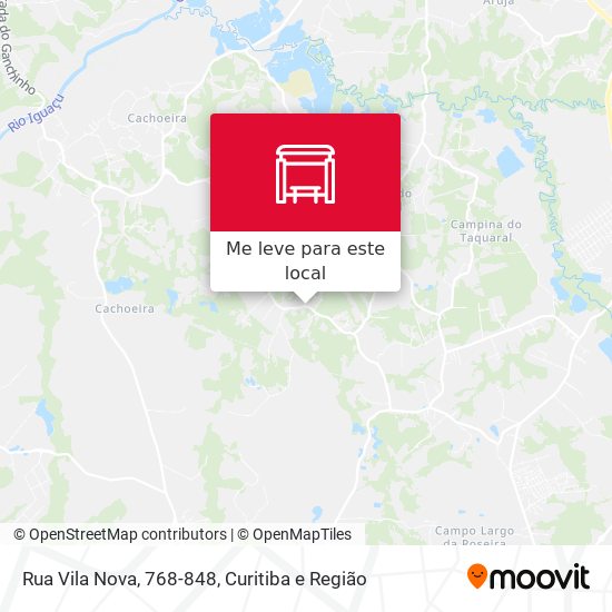 Rua Vila Nova, 768-848 mapa