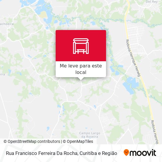 Rua Francisco Ferreira Da Rocha mapa