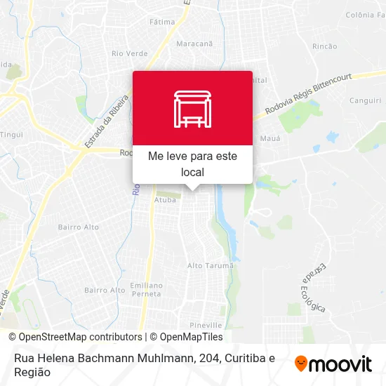 Rua Helena Bachmann Muhlmann, 204 mapa
