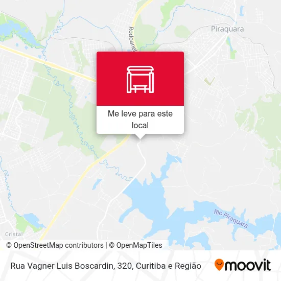 Rua Vagner Luis Boscardin, 320 mapa