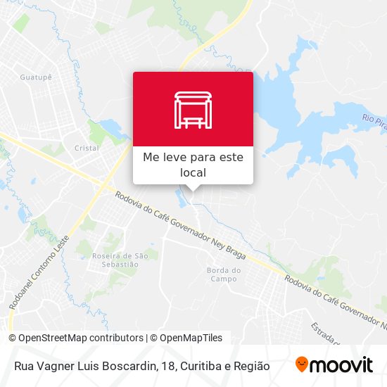 Rua Vagner Luis Boscardin, 18 mapa