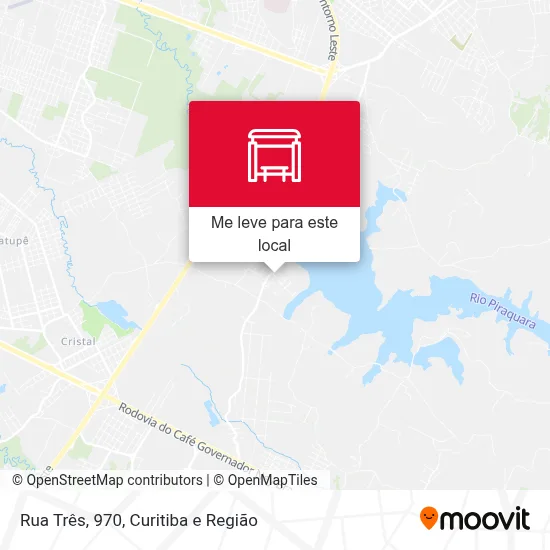 Rua Três, 970 mapa