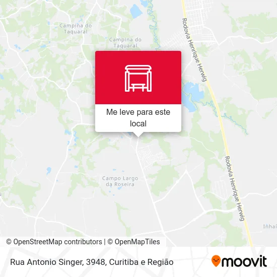 Rua Antonio Singer, 3948 mapa