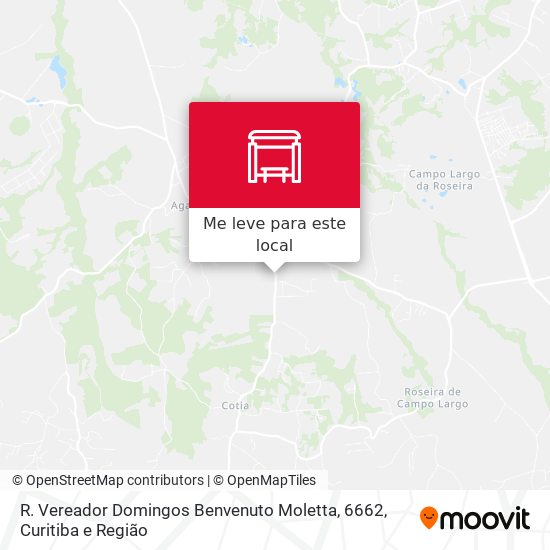 R. Vereador Domingos Benvenuto Moletta, 6662 mapa