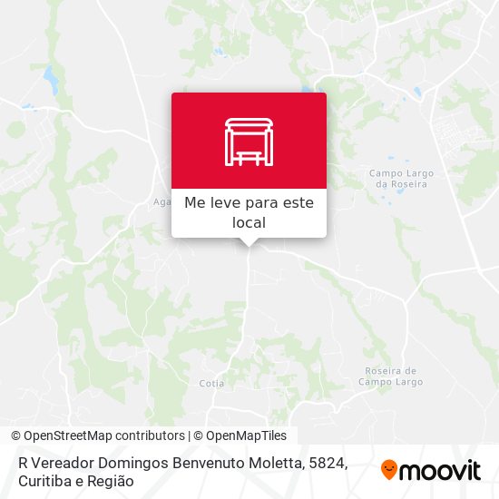 R Vereador Domingos Benvenuto Moletta, 5824 mapa