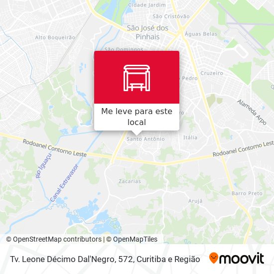 Tv. Leone Décimo Dal'Negro, 572 mapa