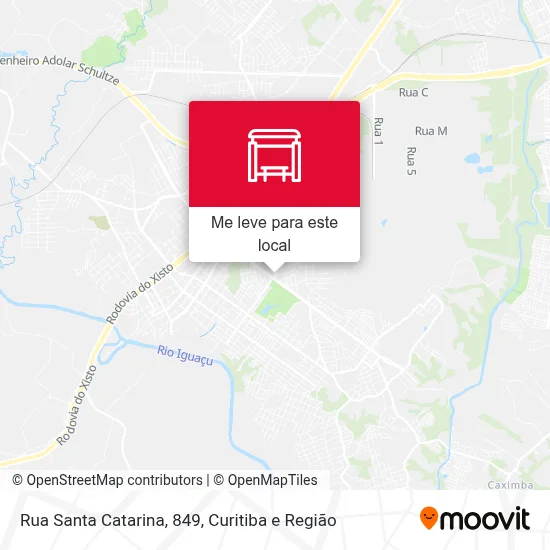Rua Santa Catarina, 849 mapa