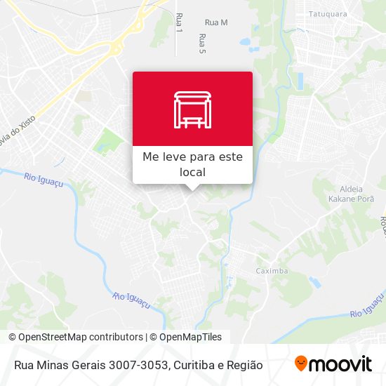Rua Minas Gerais 3007-3053 mapa