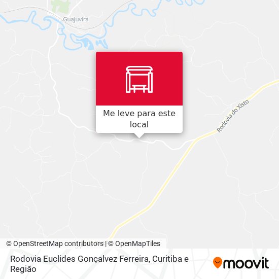 Rodovia Euclides Gonçalvez Ferreira mapa