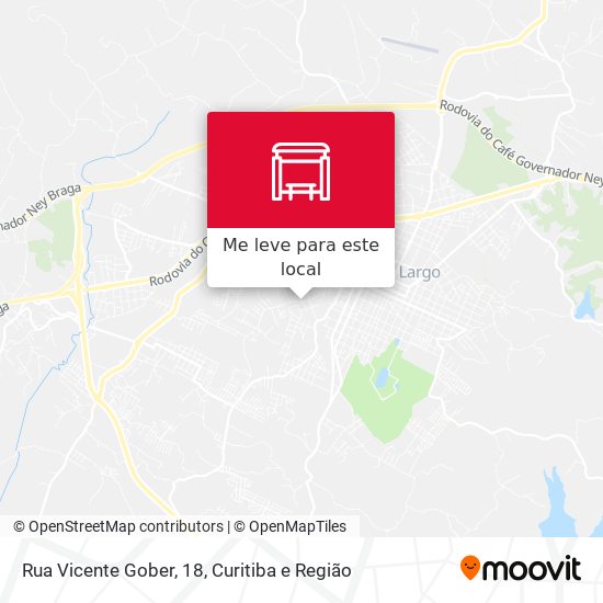 Rua Vicente Gober, 18 mapa