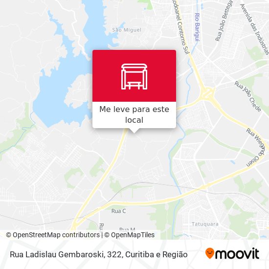 Rua Ladislau Gembaroski, 322 mapa