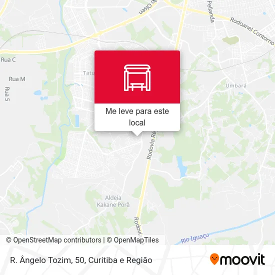 R. Ângelo Tozim, 50 mapa