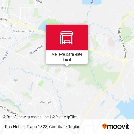 Rua Hebert Trapp 1828 mapa