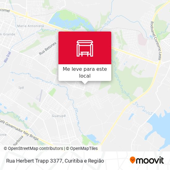 Rua Herbert Trapp 3377 mapa