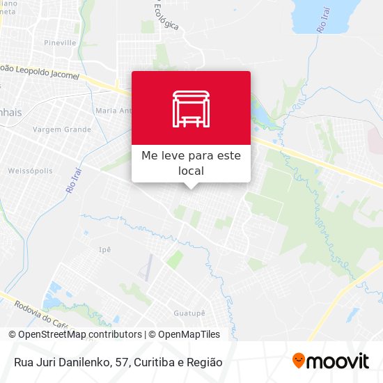 Rua Juri Danilenko, 57 mapa