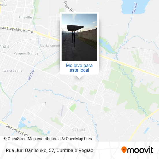 Rua Juri Danilenko, 57 mapa