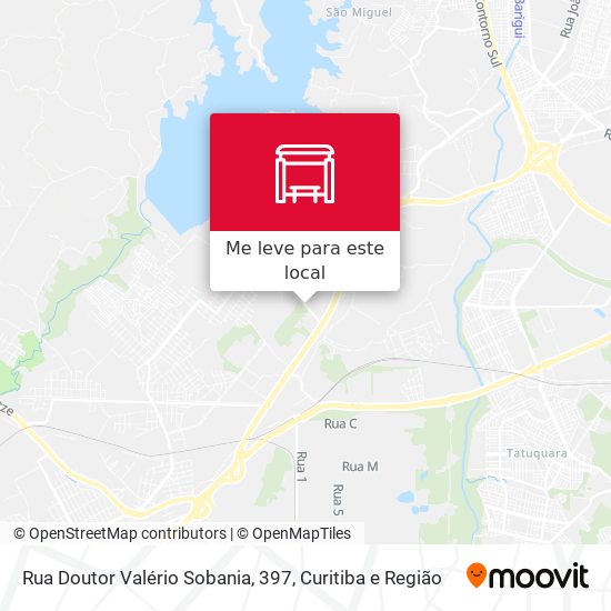 Rua Doutor Valério Sobania, 397 mapa
