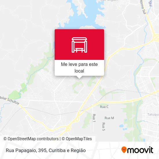 Rua Papagaio, 395 mapa