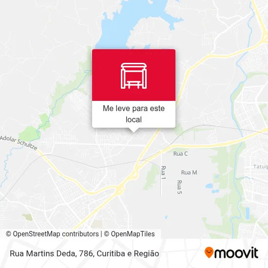 Rua Martins Deda, 786 mapa