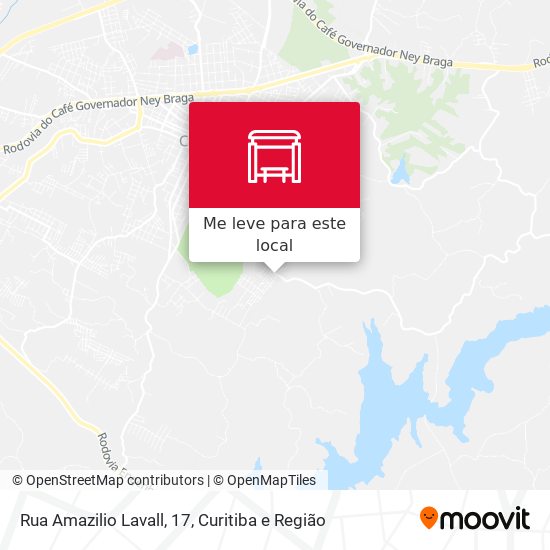 Rua Amazilio Lavall, 17 mapa