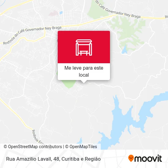 Rua Amazilio Lavall, 48 mapa