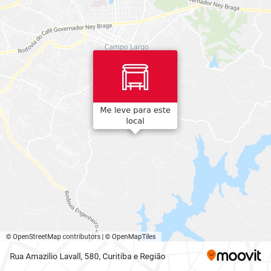 Rua Amazilio Lavall, 580 mapa