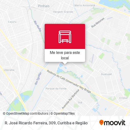 R. José Ricardo Ferreira, 309 mapa