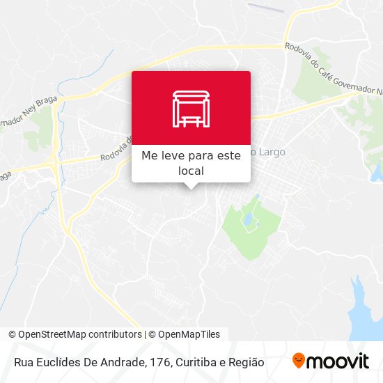 Rua Euclídes De Andrade, 176 mapa