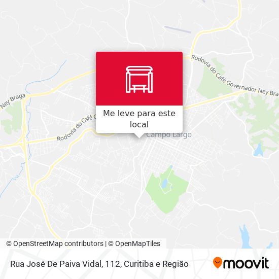 Rua José De Paiva Vidal, 112 mapa
