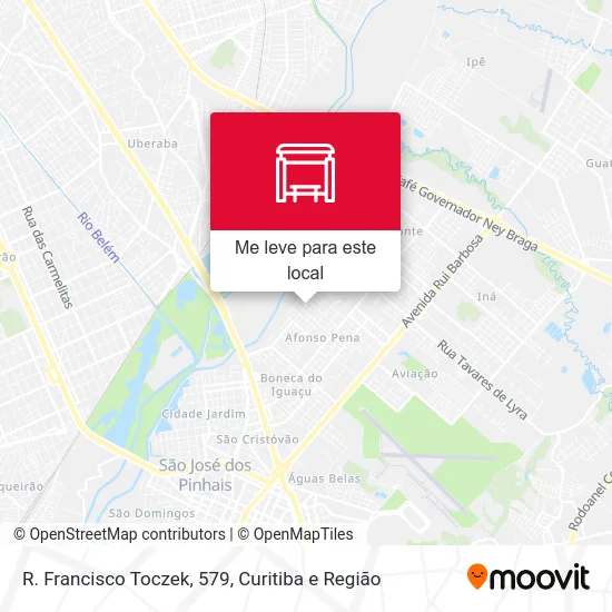 R. Francisco Toczek, 579 mapa