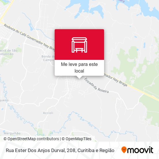 Rua Ester Dos Anjos Durval, 208 mapa