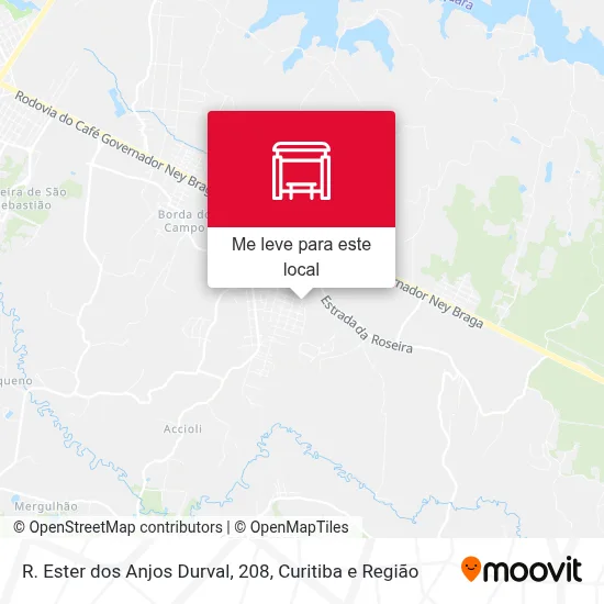 R. Ester dos Anjos Durval, 208 mapa