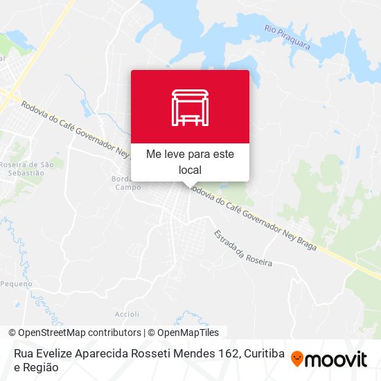 Rua Evelize Aparecida Rosseti Mendes 162 mapa