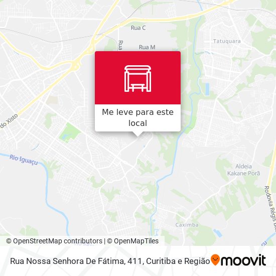 Rua Nossa Senhora De Fátima, 411 mapa