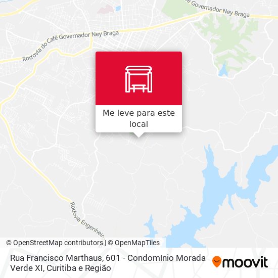 Rua Francisco Marthaus, 601 -  Condomínio Morada Verde XI mapa