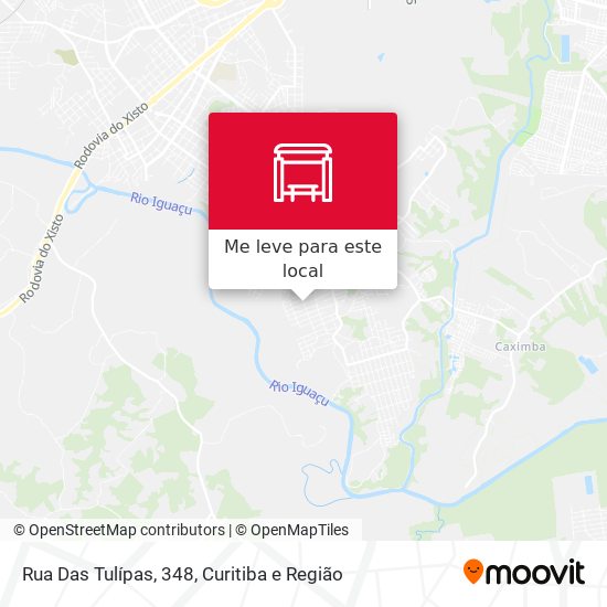Rua Das Tulípas, 348 mapa